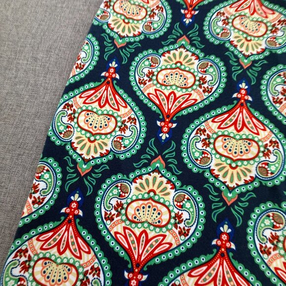 NEW! LuLaRoe Julia Pencil Dress Large Damask Medallion stretch short Sleeves - Picture 5 of 11